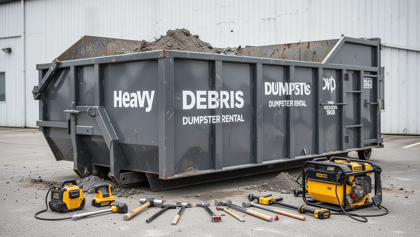 Heavy Debris Dumpster Rental